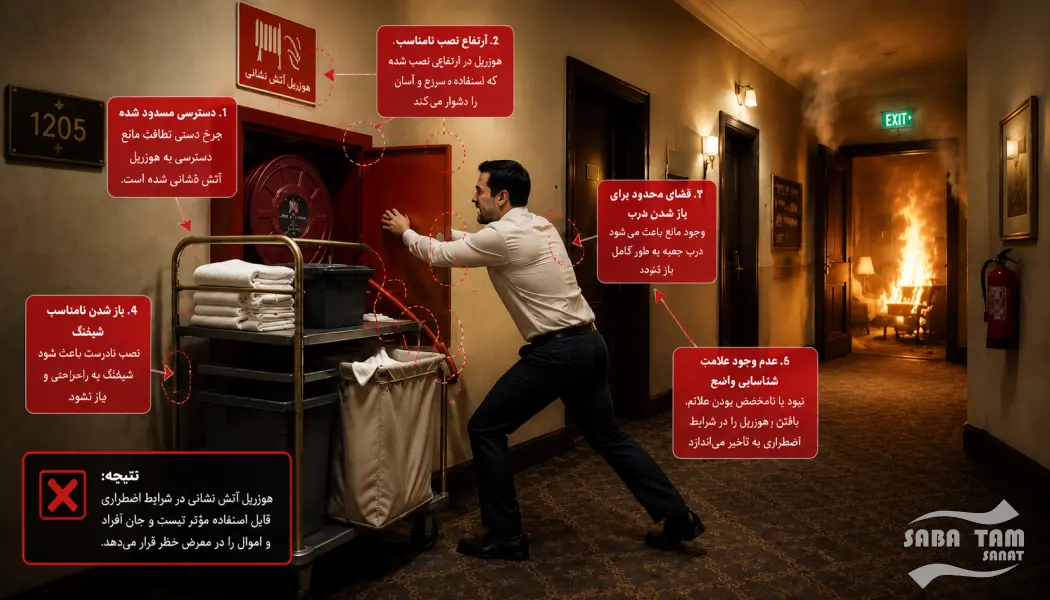 هوزریل آتش نشانی
